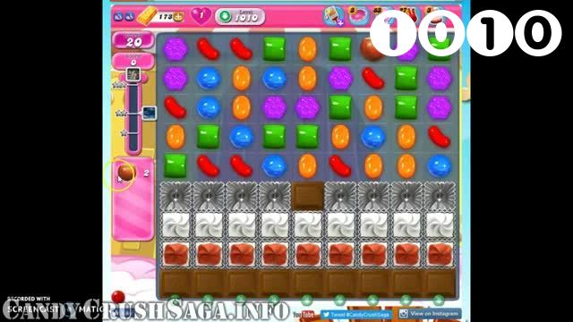 Candy Crush Saga : Level 1010 – Videos, Cheats, Tips and Tricks