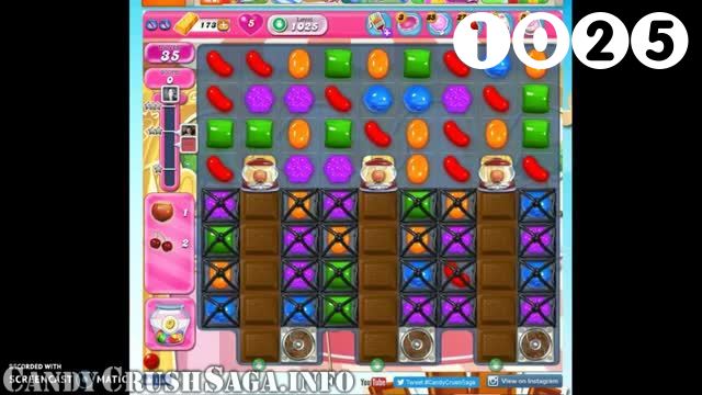 Candy Crush Saga : Level 1025 – Videos, Cheats, Tips and Tricks