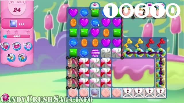 Candy Crush Saga : Level 10510 – Videos, Cheats, Tips and Tricks