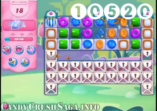 Candy Crush Saga : Level 10520 – Videos, Cheats, Tips and Tricks