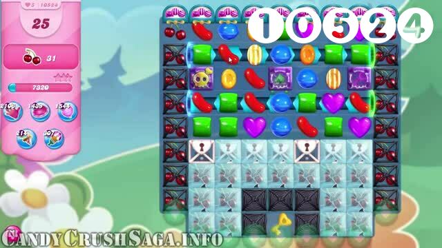 Candy Crush Saga : Level 10524 – Videos, Cheats, Tips and Tricks