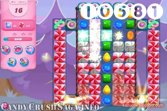 Candy Crush Saga : Level 10581 – Videos, Cheats, Tips and Tricks