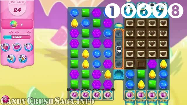 Candy Crush Saga : Level 10698 – Videos, Cheats, Tips and Tricks