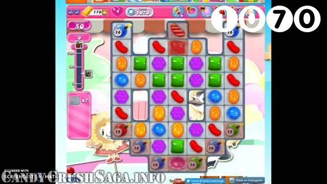 Candy Crush Saga : Level 1070 – Videos, Cheats, Tips and Tricks