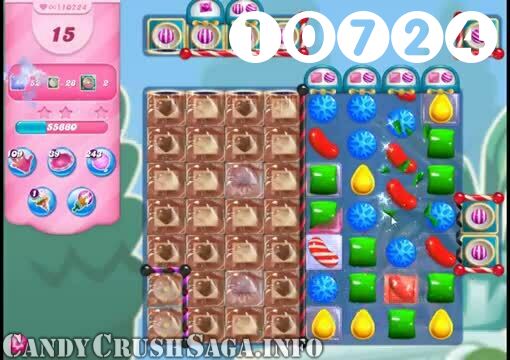 Candy Crush Saga : Level 10724 – Videos, Cheats, Tips and Tricks