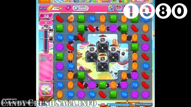 Candy Crush Saga : Level 1080 – Videos, Cheats, Tips and Tricks