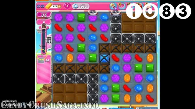Candy Crush Saga : Level 1083 – Videos, Cheats, Tips and Tricks