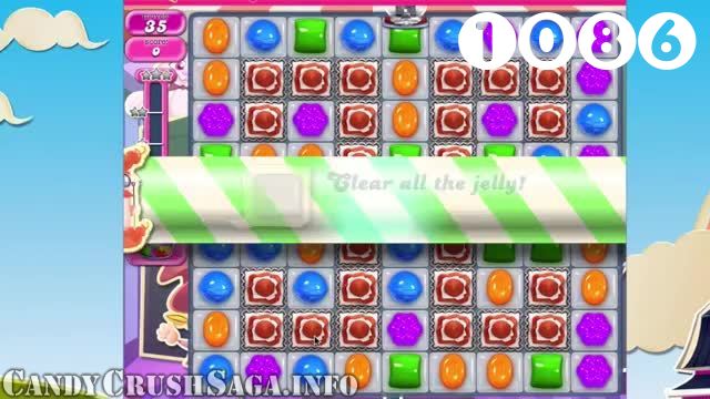 Candy Crush Saga : Level 1086 – Videos, Cheats, Tips and Tricks