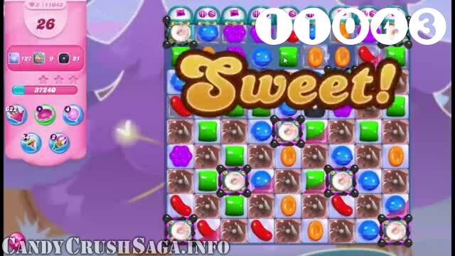 Candy Crush Saga : Level 11043 – Videos, Cheats, Tips and Tricks