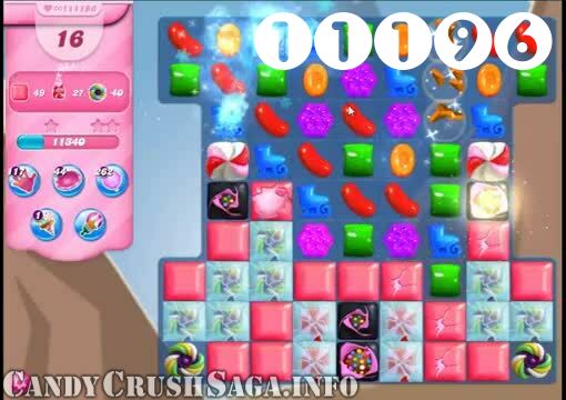 Candy Crush Saga : Level 11196 – Videos, Cheats, Tips and Tricks