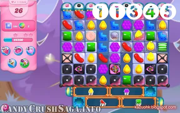 Candy Crush Saga : Level 11345 – Videos, Cheats, Tips and Tricks