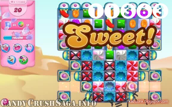 Candy Crush Saga : Level 11363 – Videos, Cheats, Tips and Tricks