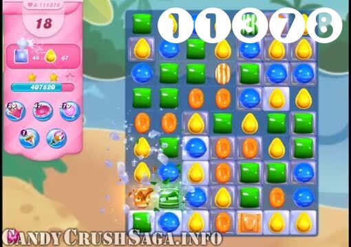 Candy Crush Saga : Level 11378 – Videos, Cheats, Tips and Tricks