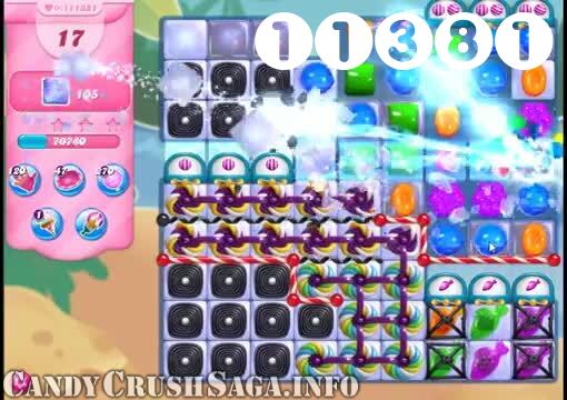 Candy Crush Saga : Level 11381 – Videos, Cheats, Tips and Tricks