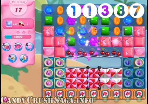 Candy Crush Saga : Level 11387 – Videos, Cheats, Tips and Tricks