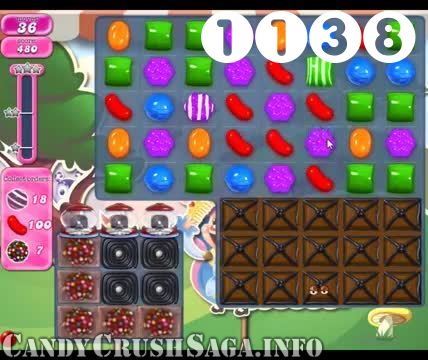Candy Crush Saga : Level 1138 – Videos, Cheats, Tips and Tricks