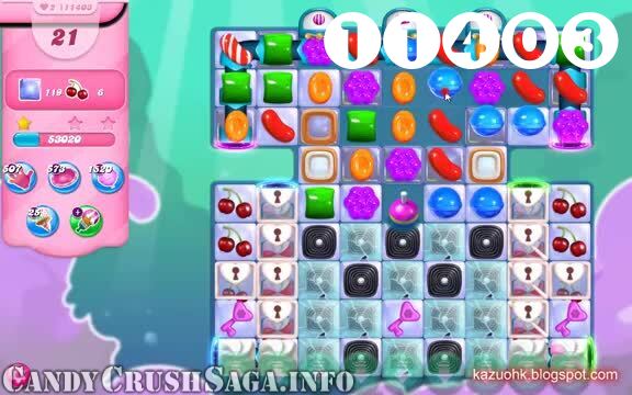 Candy Crush Saga : Level 11403 – Videos, Cheats, Tips and Tricks