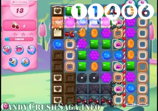 Candy Crush Saga : Level 11406 – Videos, Cheats, Tips and Tricks