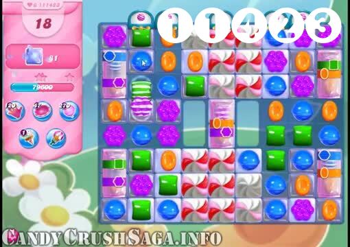 Candy Crush Saga : Level 11423 – Videos, Cheats, Tips and Tricks