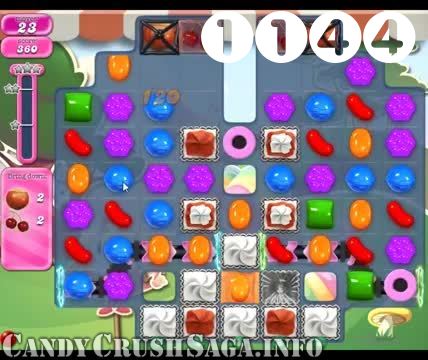 Candy Crush Saga : Level 1144 – Videos, Cheats, Tips and Tricks