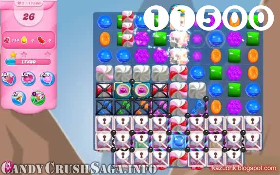 Candy Crush Saga : Level 11500 – Videos, Cheats, Tips and Tricks