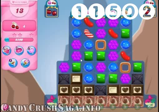Candy Crush Saga : Level 11502 – Videos, Cheats, Tips and Tricks