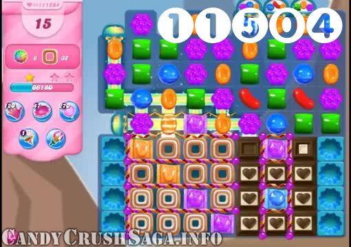 Candy Crush Saga : Level 11504 – Videos, Cheats, Tips and Tricks