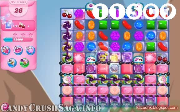 Candy Crush Saga : Level 11509 – Videos, Cheats, Tips and Tricks