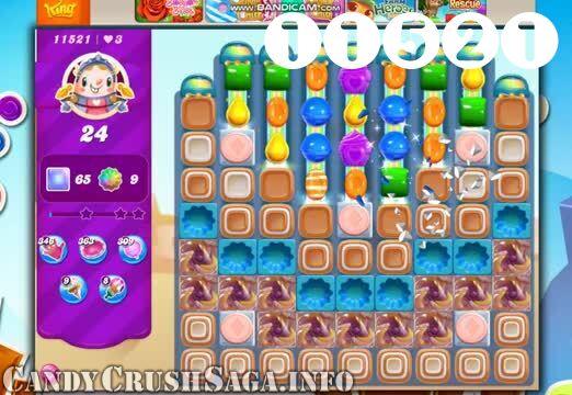 Candy Crush Saga : Level 11521 – Videos, Cheats, Tips and Tricks
