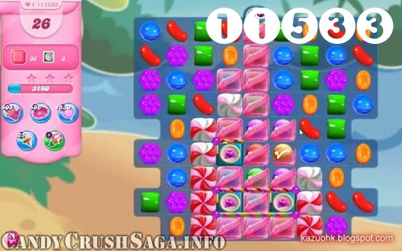 Candy Crush Saga : Level 11533 – Videos, Cheats, Tips and Tricks