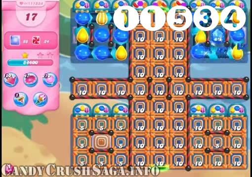 Candy Crush Saga : Level 11534 – Videos, Cheats, Tips and Tricks