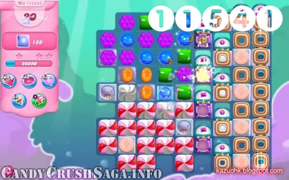 Candy Crush Saga : Level 11541 – Videos, Cheats, Tips and Tricks