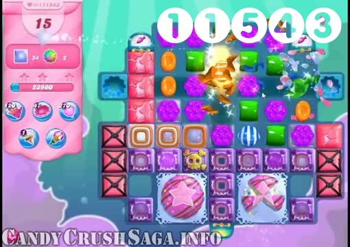 Candy Crush Saga : Level 11543 – Videos, Cheats, Tips and Tricks