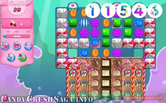 Candy Crush Saga : Level 11546 – Videos, Cheats, Tips and Tricks