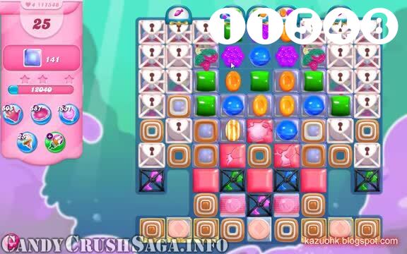 Candy Crush Saga : Level 11548 – Videos, Cheats, Tips and Tricks