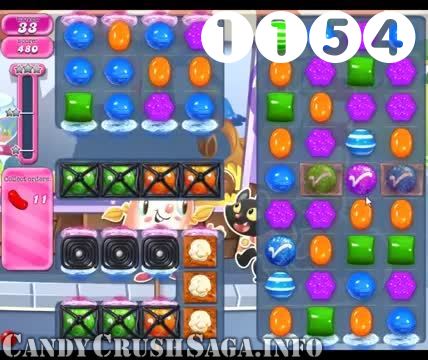 Candy Crush Saga : Level 1154 – Videos, Cheats, Tips and Tricks