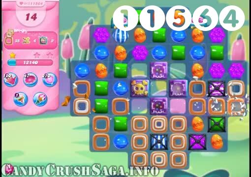 Candy Crush Saga : Level 11564 – Videos, Cheats, Tips and Tricks
