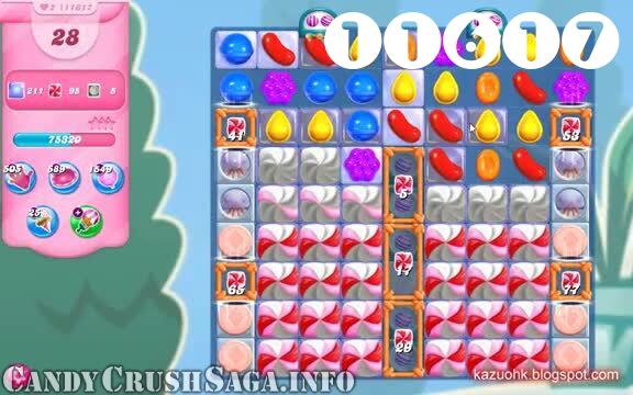 Candy Crush Saga : Level 11617 – Videos, Cheats, Tips and Tricks