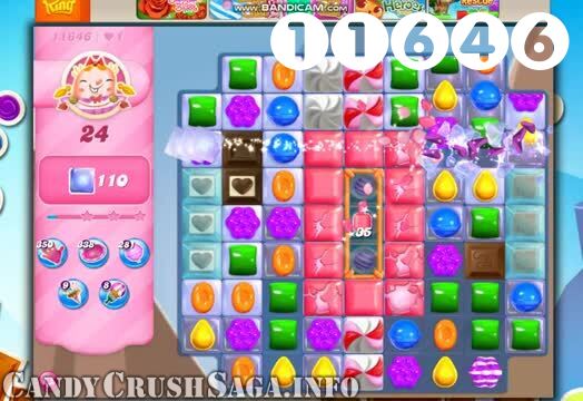 Candy Crush Saga : Level 11646 – Videos, Cheats, Tips and Tricks