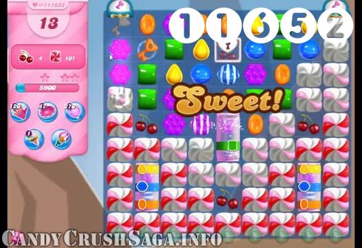 Candy Crush Saga : Level 11652 – Videos, Cheats, Tips and Tricks