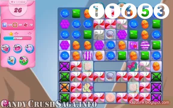 Candy Crush Saga : Level 11653 – Videos, Cheats, Tips and Tricks