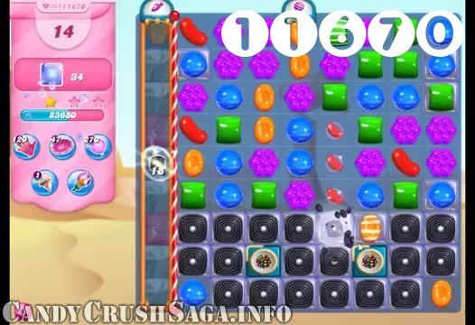 Candy Crush Saga : Level 11670 – Videos, Cheats, Tips and Tricks