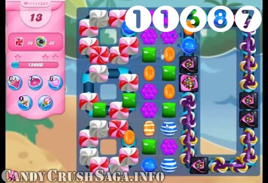 Candy Crush Saga : Level 11687 – Videos, Cheats, Tips and Tricks