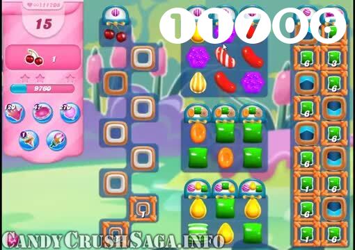 Candy Crush Saga : Level 11708 – Videos, Cheats, Tips and Tricks