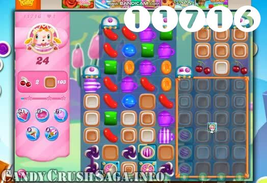 Candy Crush Saga : Level 11716 – Videos, Cheats, Tips and Tricks