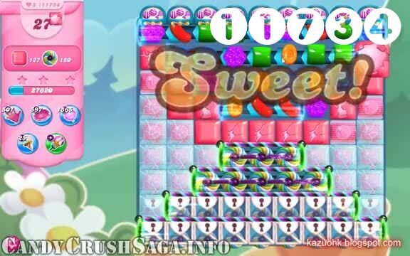 Candy Crush Saga : Level 11734 – Videos, Cheats, Tips and Tricks