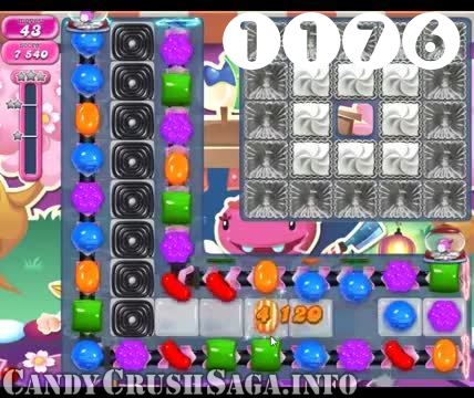 Candy Crush Saga : Level 1176 – Videos, Cheats, Tips and Tricks