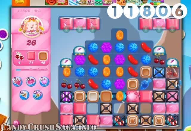 Candy Crush Saga : Level 11806 – Videos, Cheats, Tips and Tricks