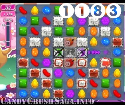 Candy Crush Saga : Level 1183 – Videos, Cheats, Tips and Tricks