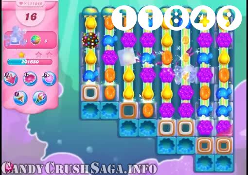 Candy Crush Saga : Level 11849 – Videos, Cheats, Tips and Tricks